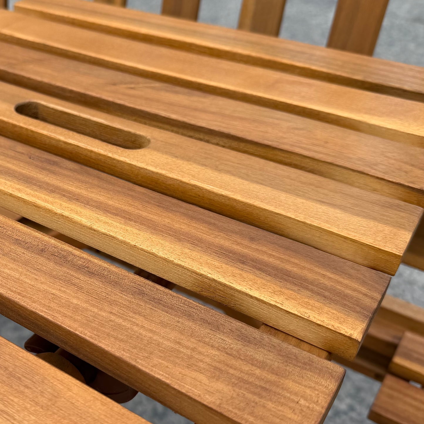 Hardhouten tuinbank Belloro – houten tuinbank met klaptafel