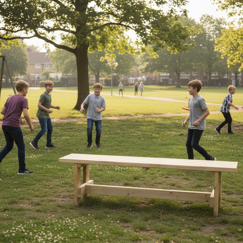 Tuinbank in park
