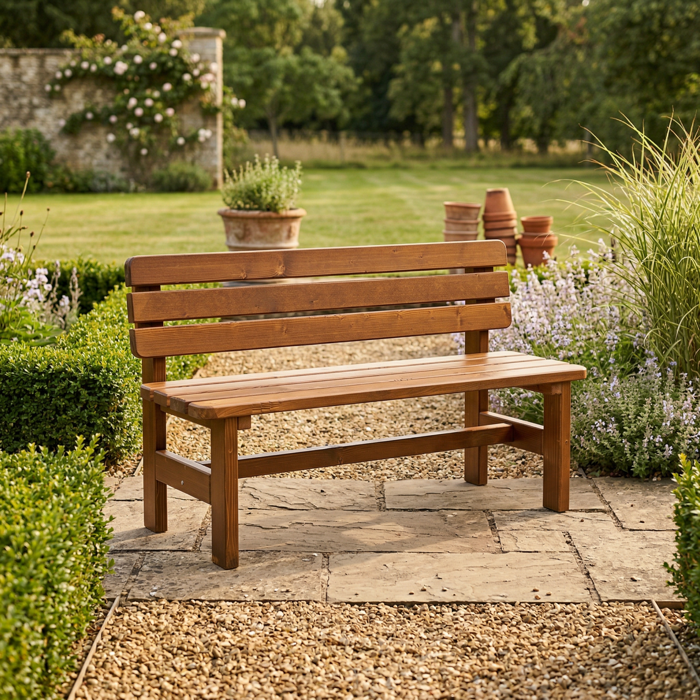 LUX Tuinbank 150 cm met 4 cm Plankdikte | April Aanbieding