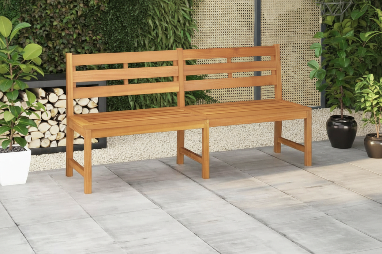 Tuinbank op modern terras