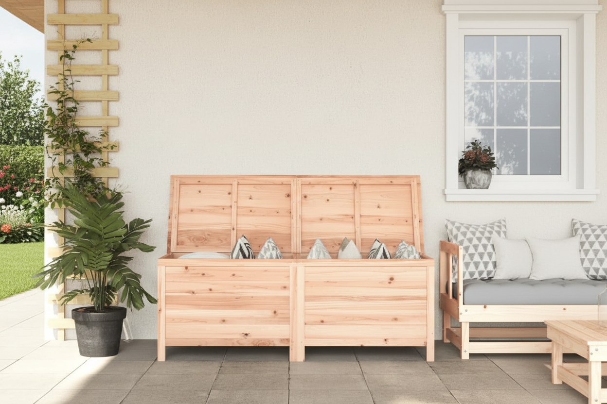 Tuinbox bij loungeset