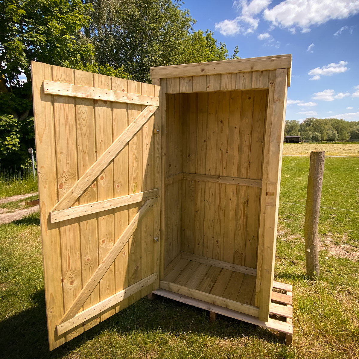 Tuinkast Lelie (190 x 92 x 52 cm).