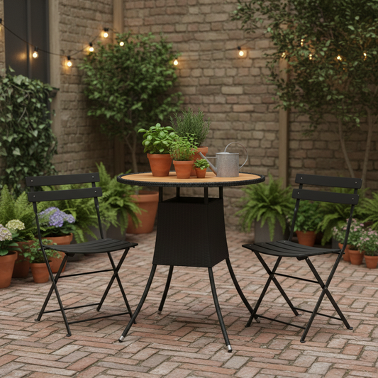 Tuintafel in stadstuin