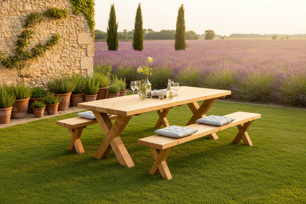 Tuintafelset Xavi Provence Frankrijk