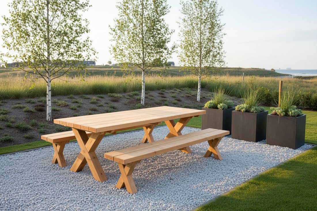 Tuintafelset Xavi Zweden