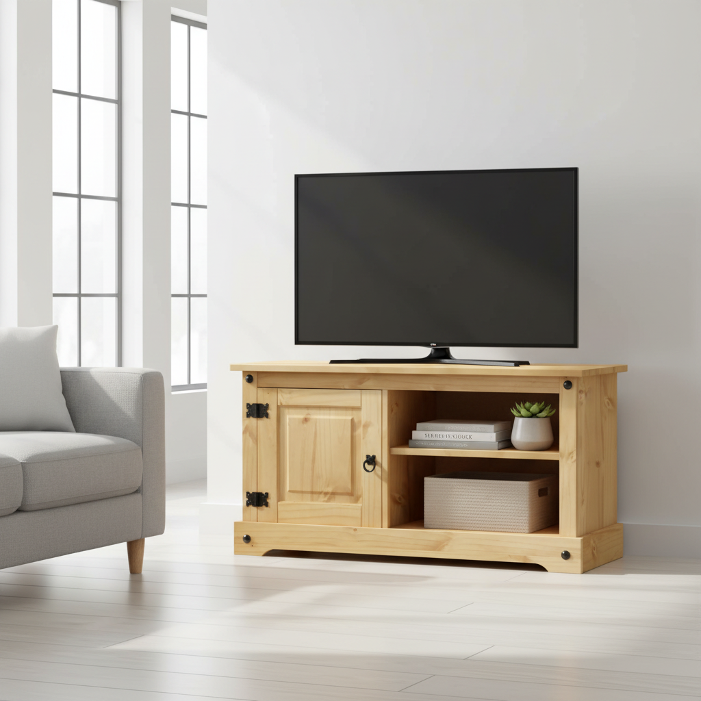 TV-meubel in Scandinavische woonkamer