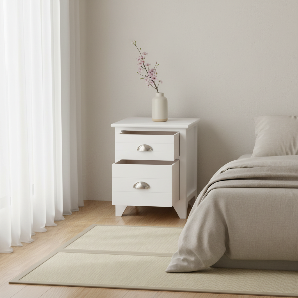 Volledig wit - Japans minimalistisch