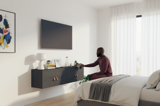 Wandkast Fjord GRIJS met contrast