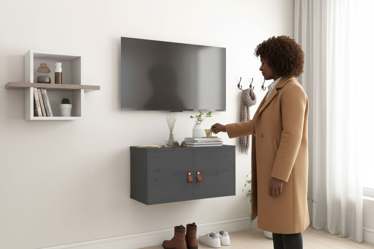 Wandkast Fjord in entree