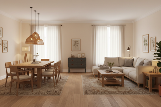 Wandkast Hilvador in eetkamer