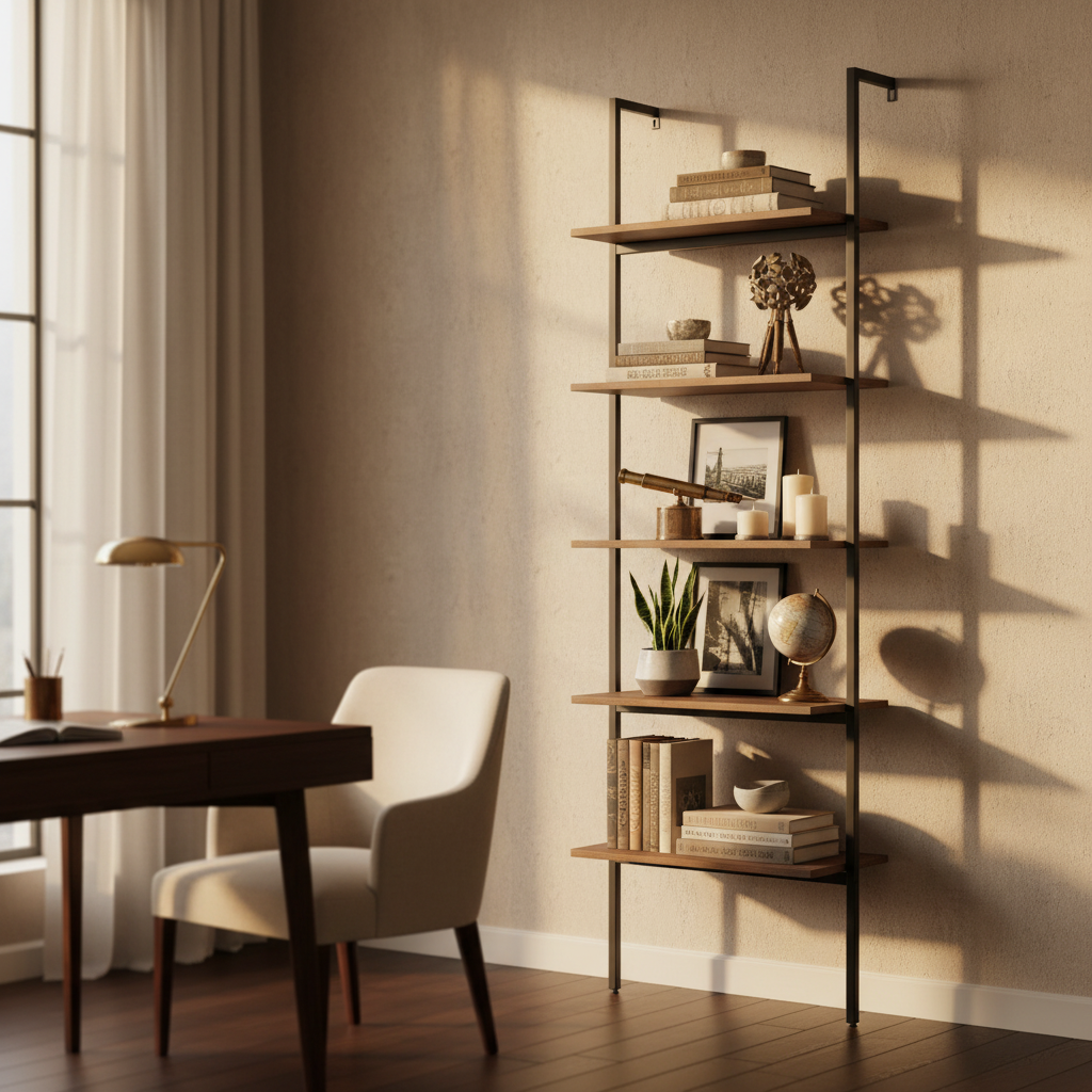 Wandrek donkerbruin 185cm