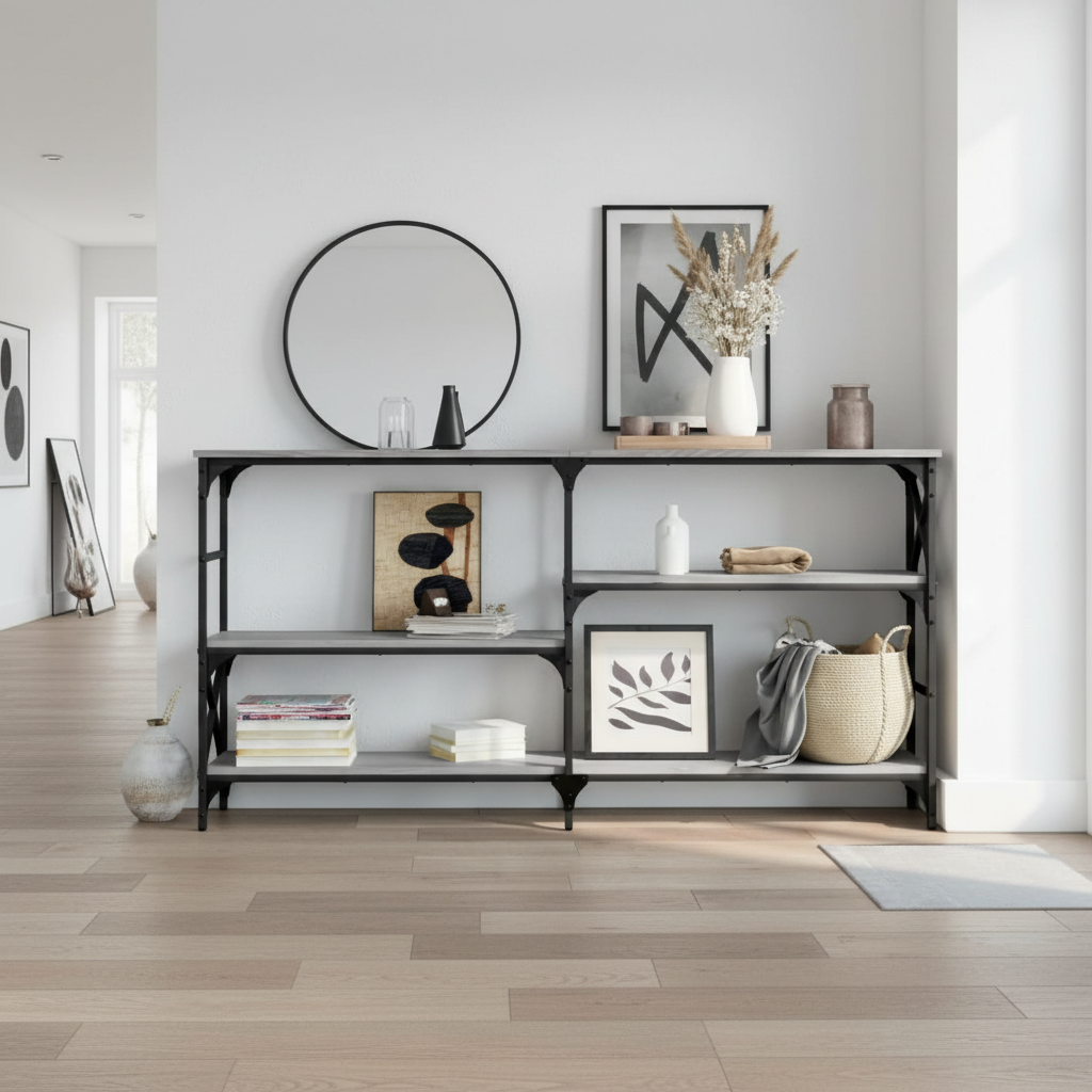 Wandtafel grijs sonoma frontaal