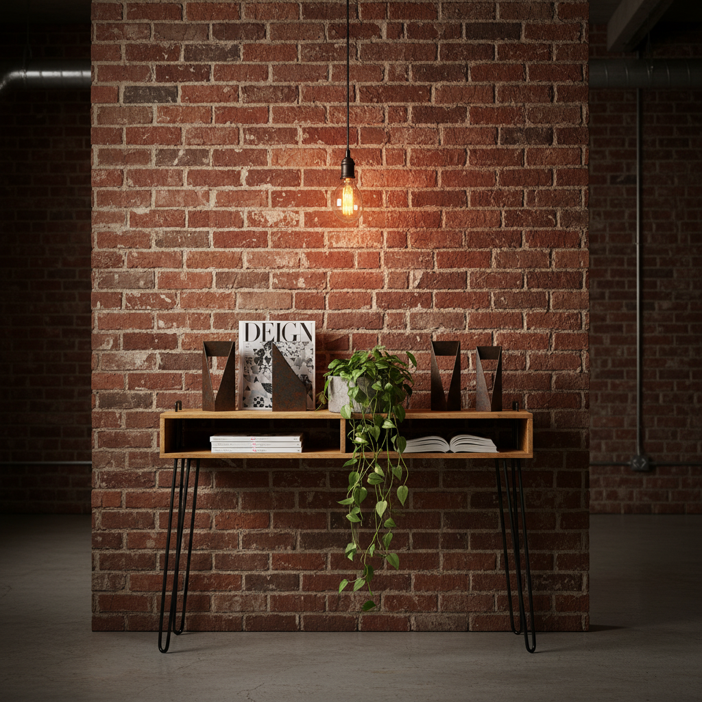 Wandtafel in industriële loft