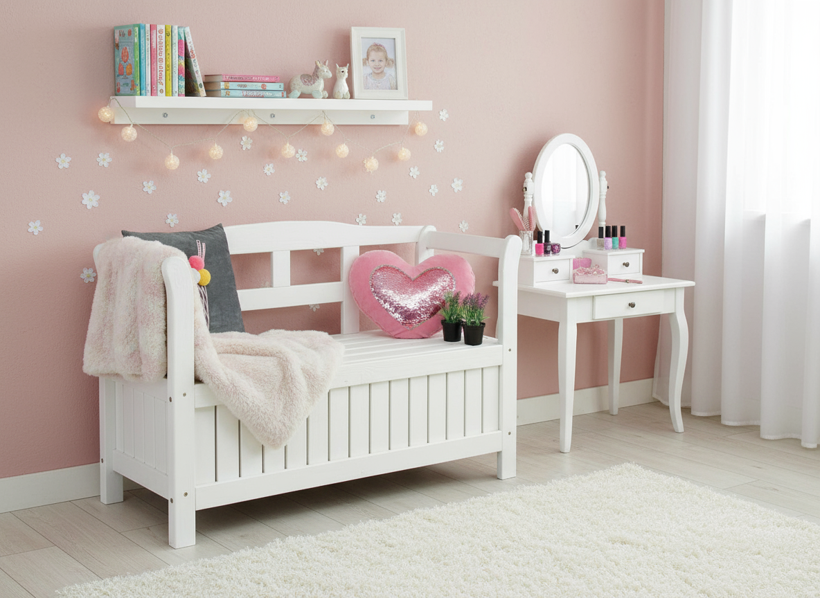 Banc de jardin Yinke - Blanc - Deuxième choix