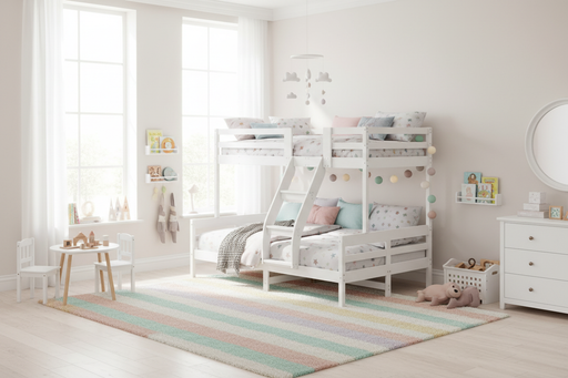 Wit Kinderbed Milo in luchtige kamer