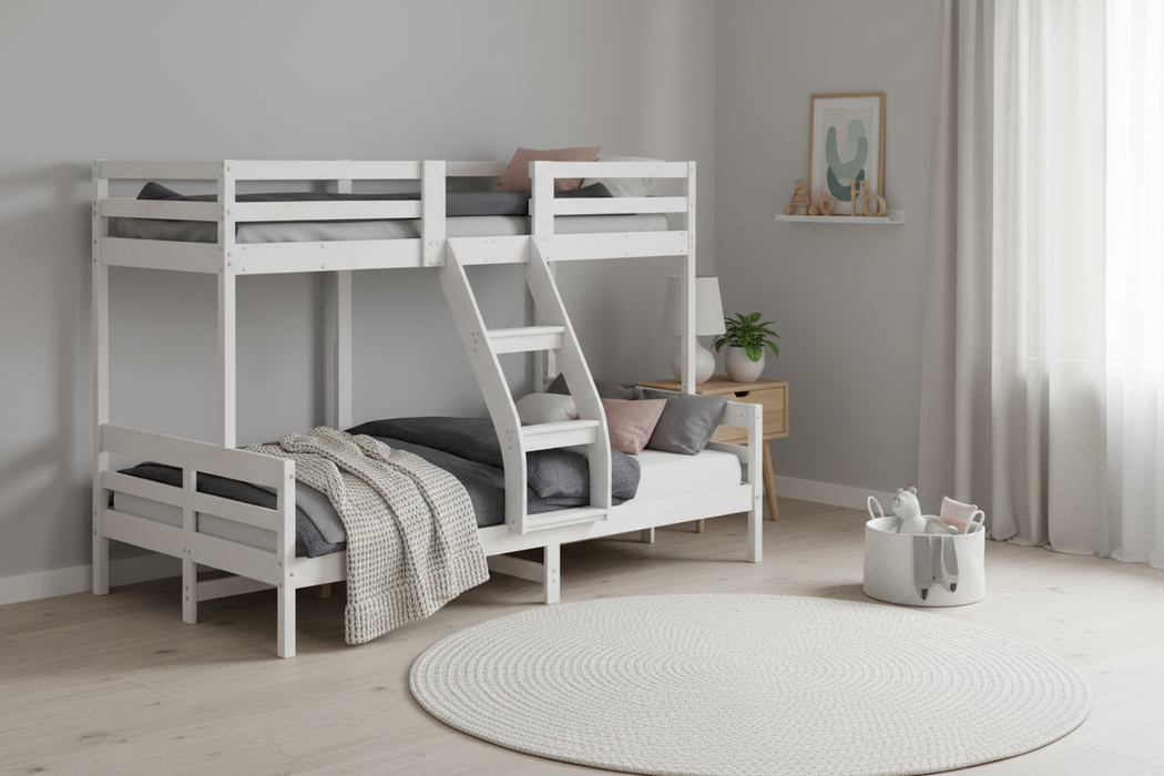 Wit Kinderbed Milo in Scandinavische kamer