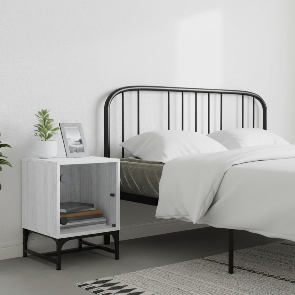 Wit nachtkastje Scandinavisch