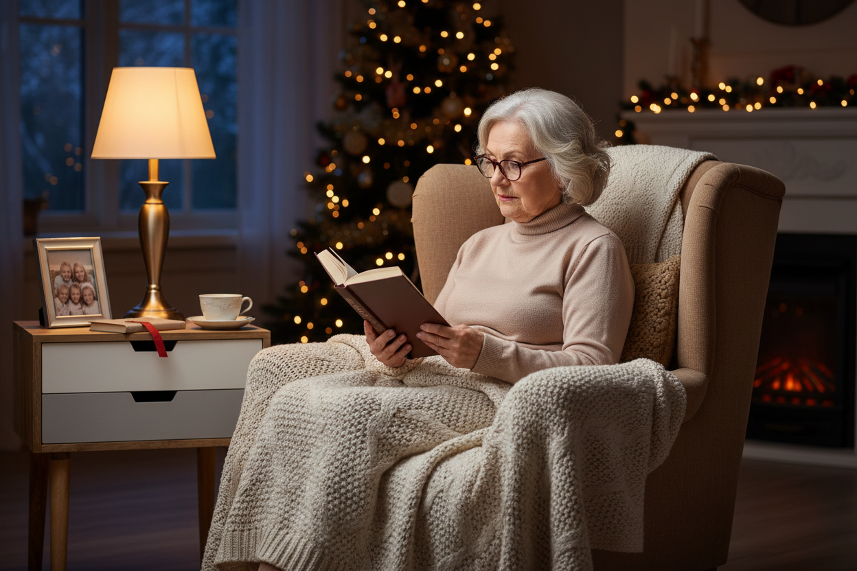 Woonkamer leeshoek naast fauteuil