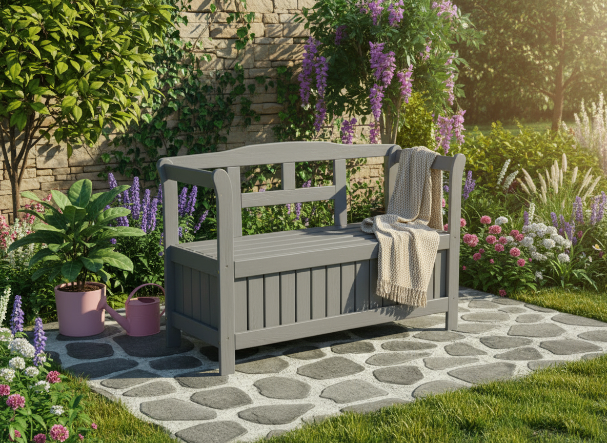 Tuinbank Yinke - Grijs - Tweede keuze