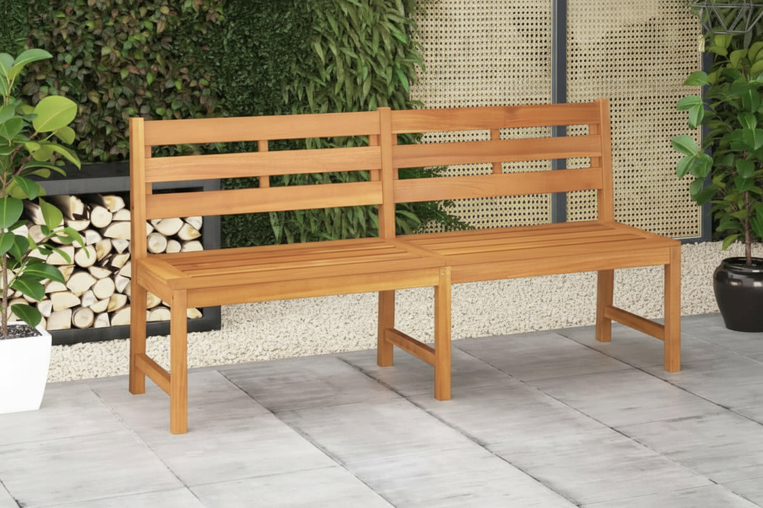 Zijaanzicht op terras