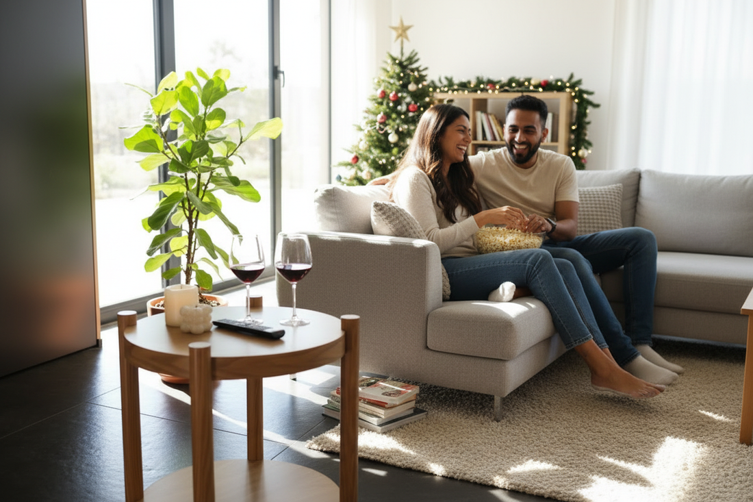 Zuid-Aziatisch stel op bank 18 dec 12:38